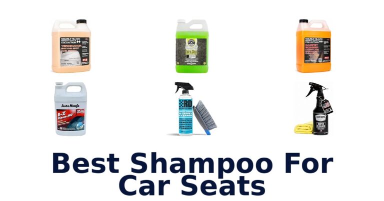 Best Shampoo For Car Seats