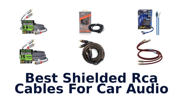 Best Shielded Rca Cables For Car Audio