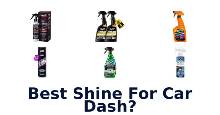 Best Shine For Car Dash?