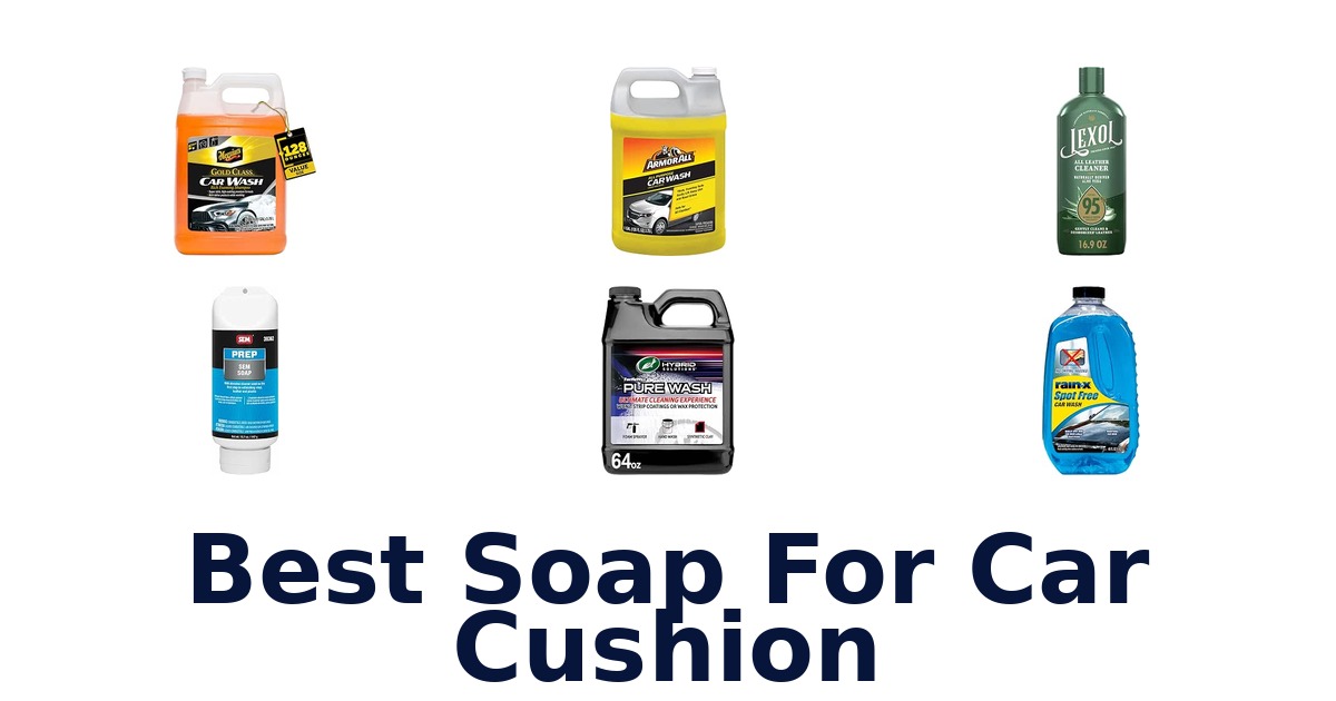 Best Soap For Car Cushion