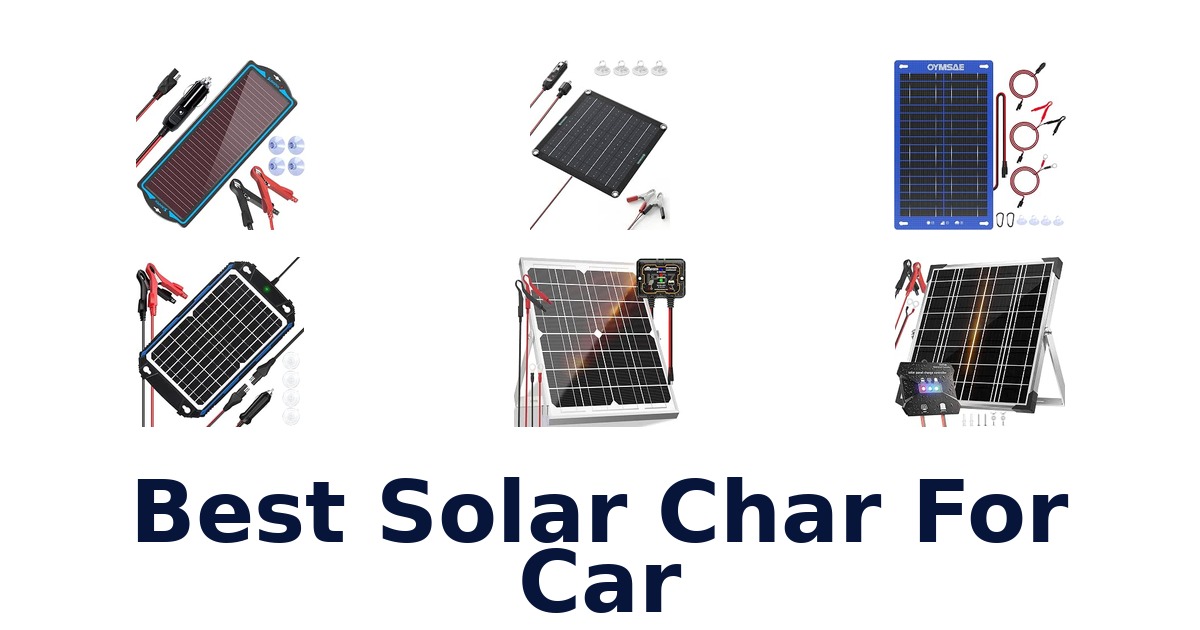 Best Solar Char For Car