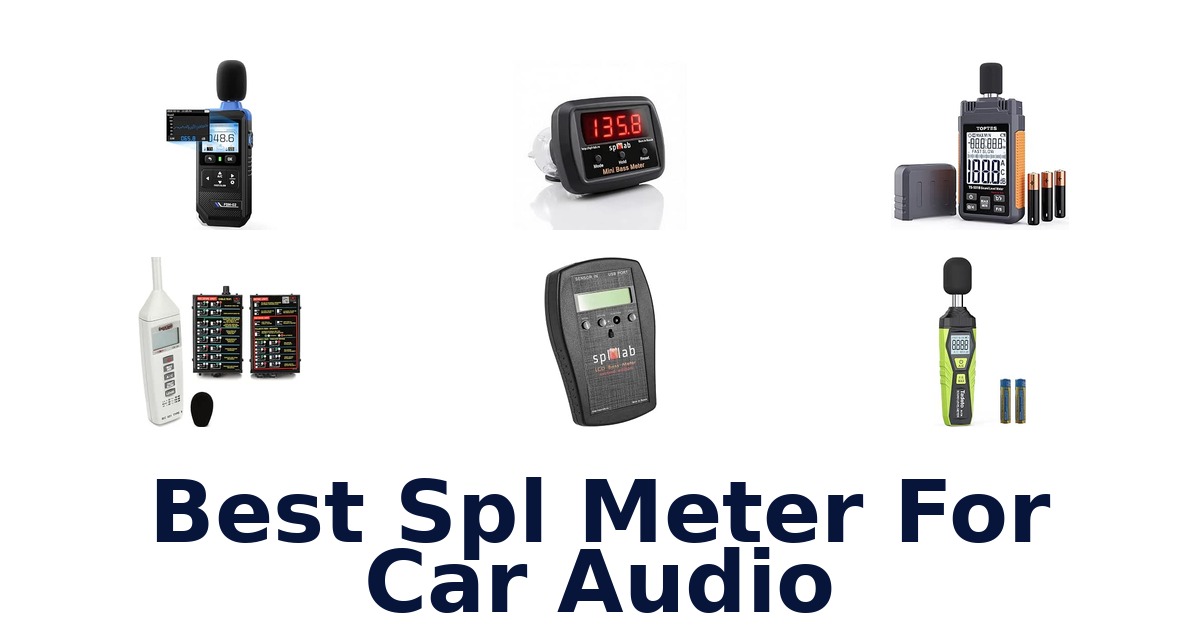 Best Spl Meter For Car Audio