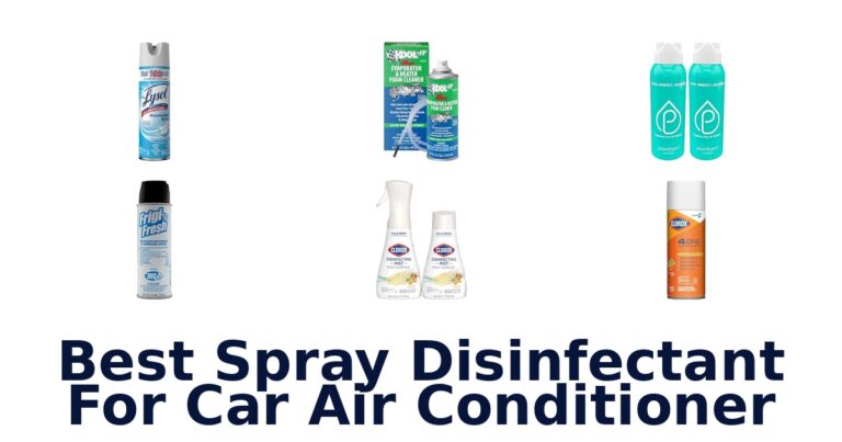 Best Spray Disinfectant For Car Air Conditioner