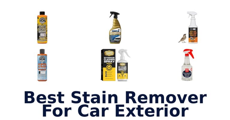 Best Stain Remover For Car Exterior