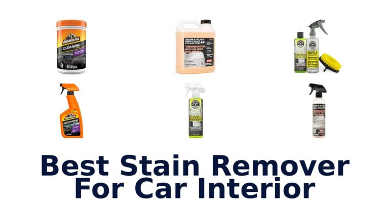 Best Stain Remover For Car Interior