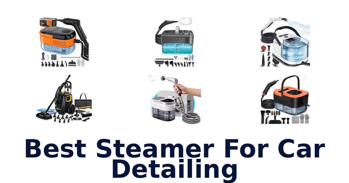 Best Steamer For Car Detailing