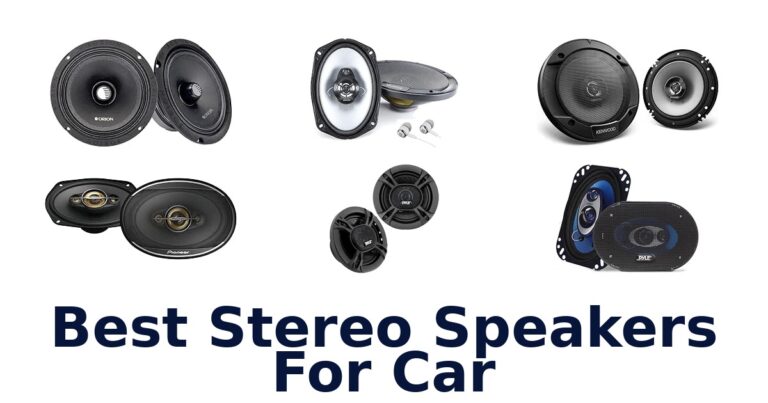 Best Stereo Speakers For Car