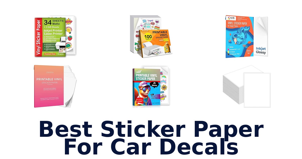 Best Sticker Paper For Car Decals