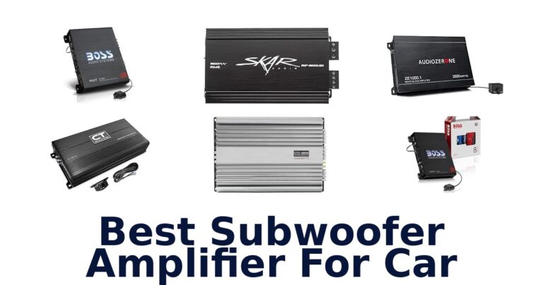 Best Subwoofer Amplifier For Car