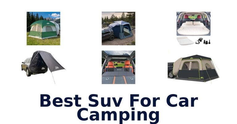 Best Suv For Car Camping