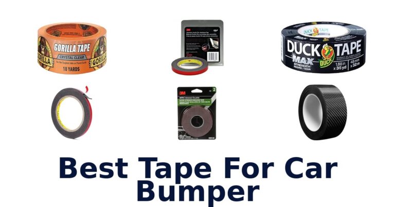 Best Tape For Car Bumper
