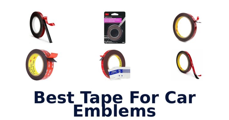 Best Tape For Car Emblems