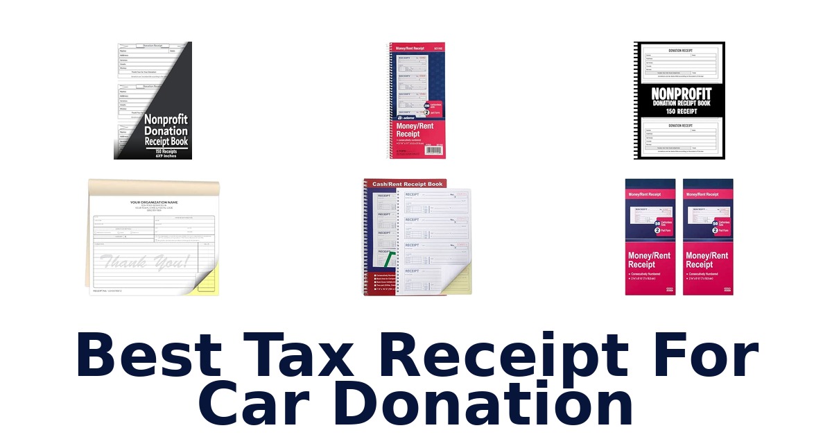 Best Tax Receipt For Car Donation