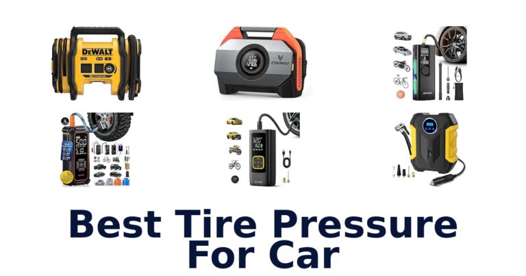 Best Tire Pressure For Car