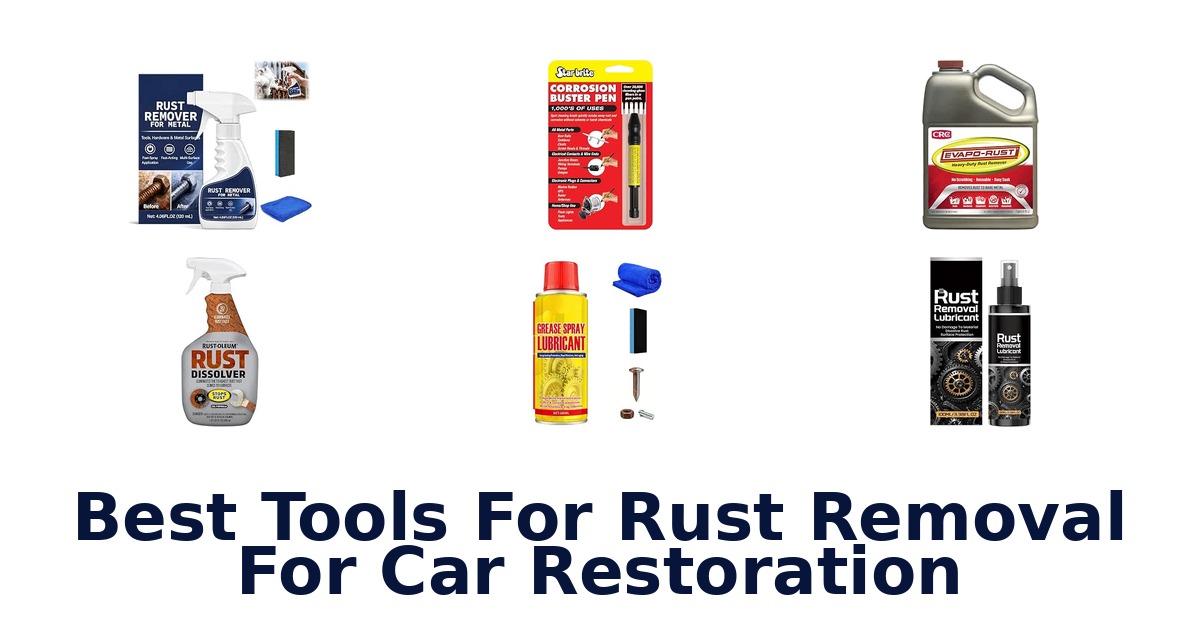 Best Tools For Rust Removal For Car Restoration