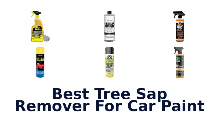 Best Tree Sap Remover For Car Paint