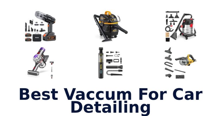 Best Vaccum For Car Detailing