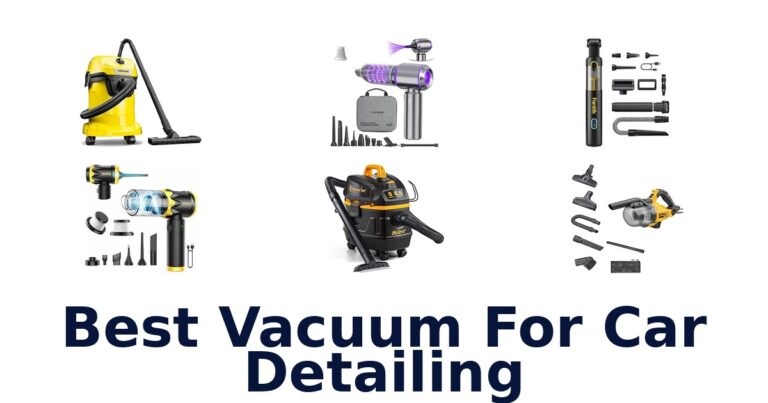 Best Vacuum For Car Detailing