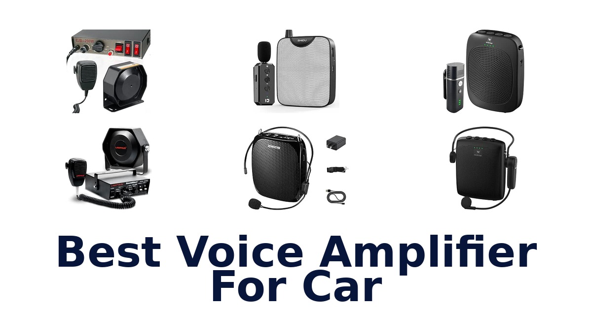 Best Voice Amplifier For Car