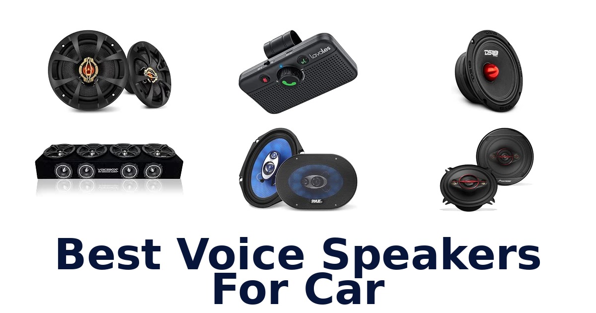 Best Voice Speakers For Car