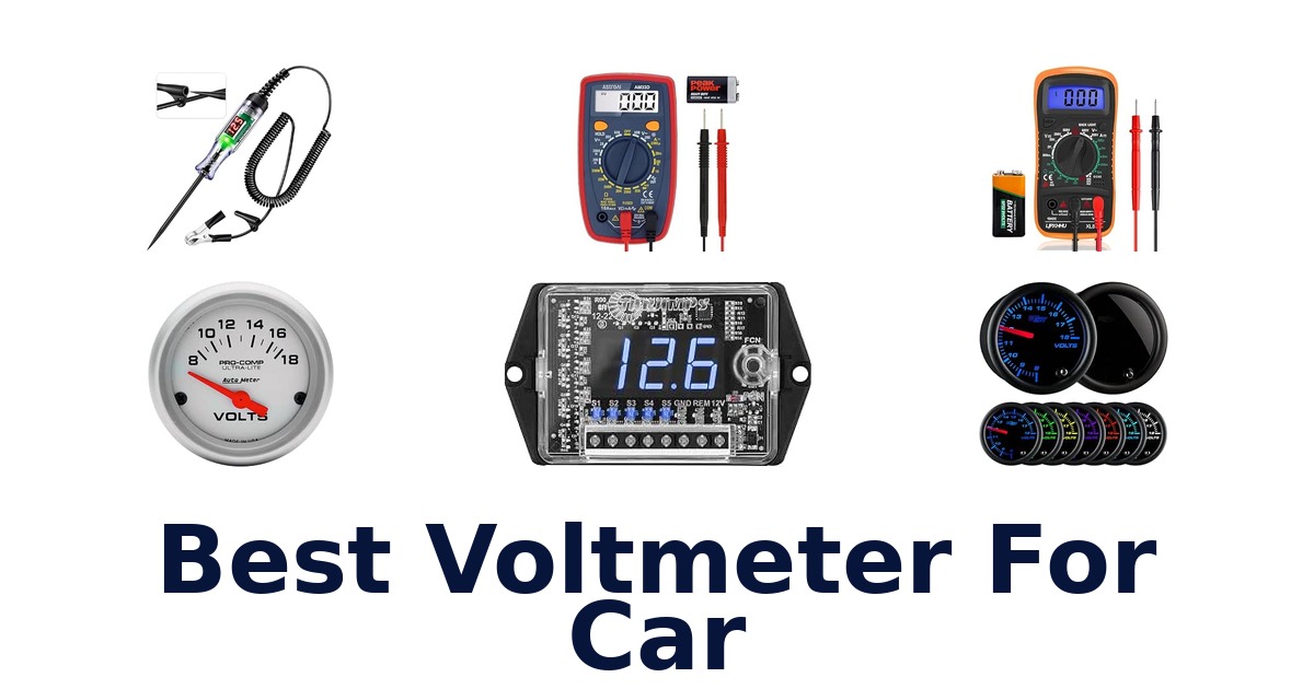 Best Voltmeter For Car