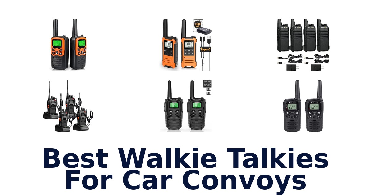 Best Walkie Talkies For Car Convoys