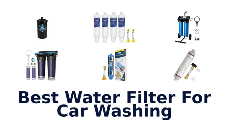 Best Water Filter For Car Washing