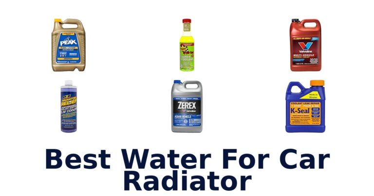 Best Water For Car Radiator
