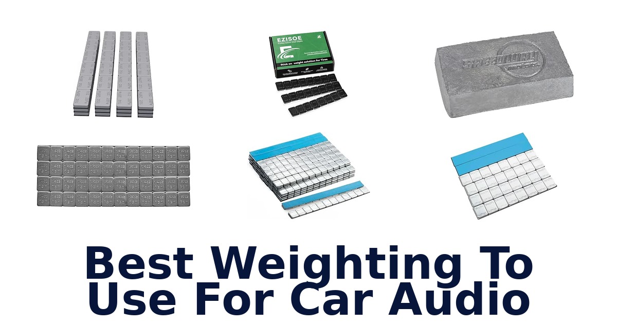 Best Weighting To Use For Car Audio