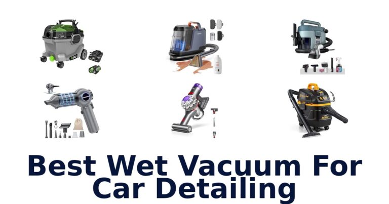 Best Wet Vacuum For Car Detailing