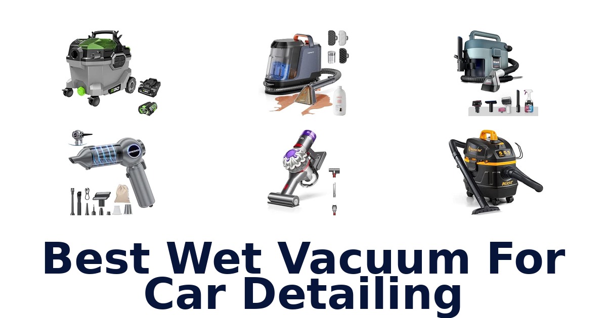 Best Wet Vacuum For Car Detailing