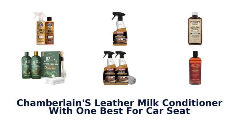 Chamberlain'S Leather Milk Conditioner With One Best For Car Seat