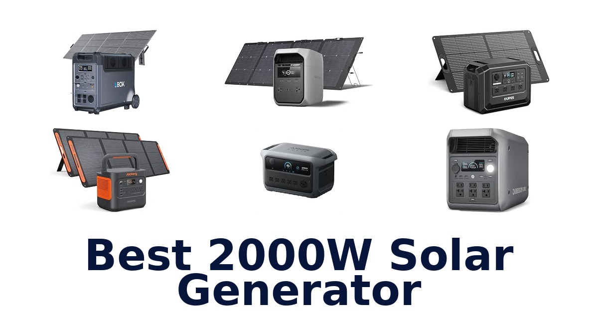Best 2000W Solar Generator