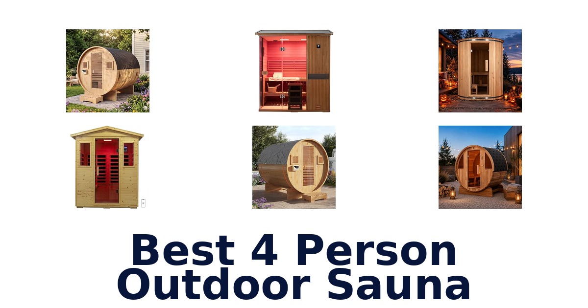 Best 4 Person Outdoor Sauna