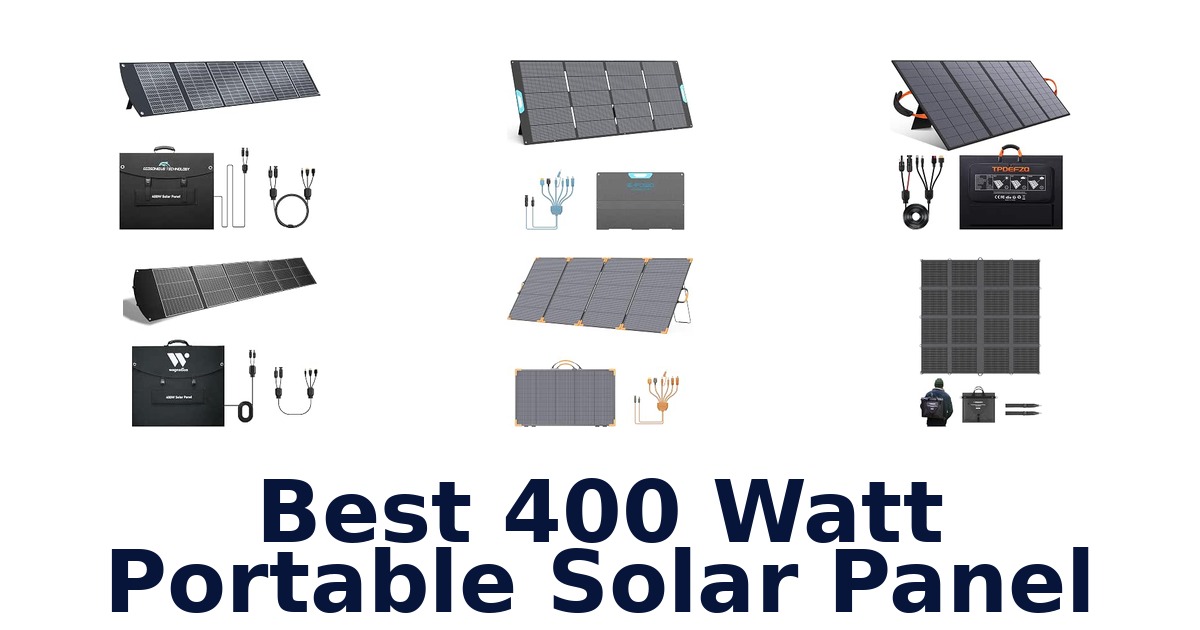 Best 400 Watt Portable Solar Panel