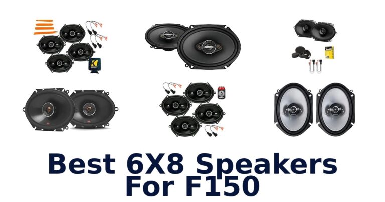 Best 6X8 Speakers For F150
