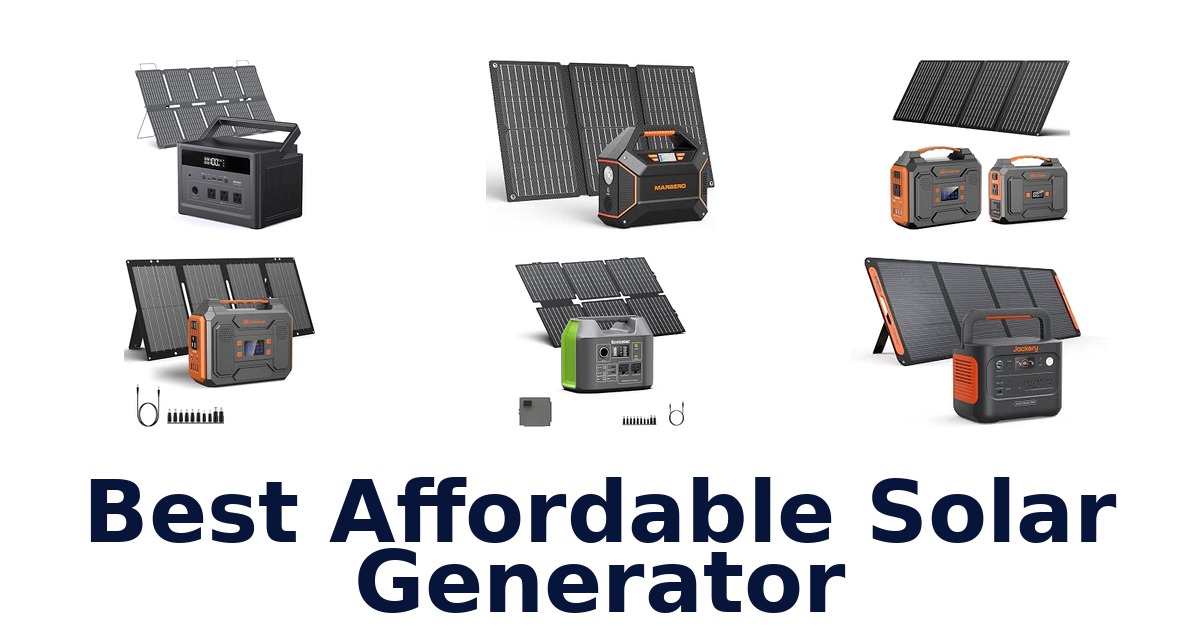 Best Affordable Solar Generator