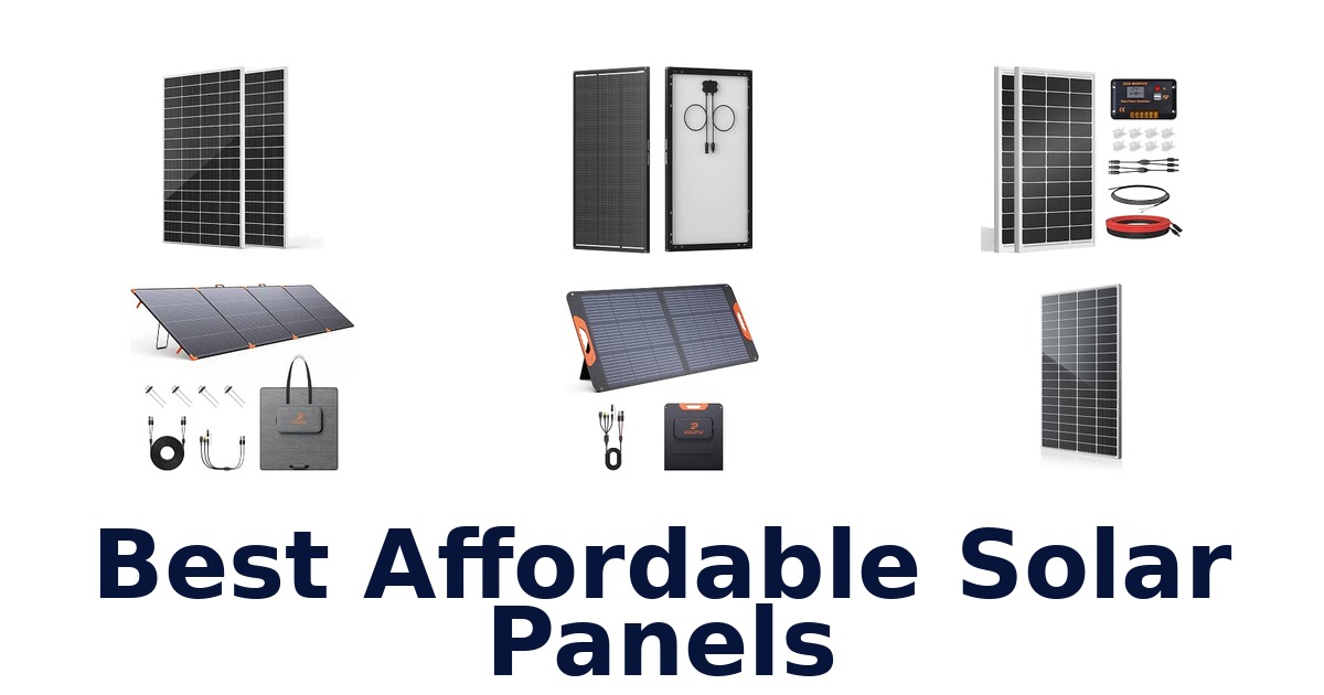 Best Affordable Solar Panels