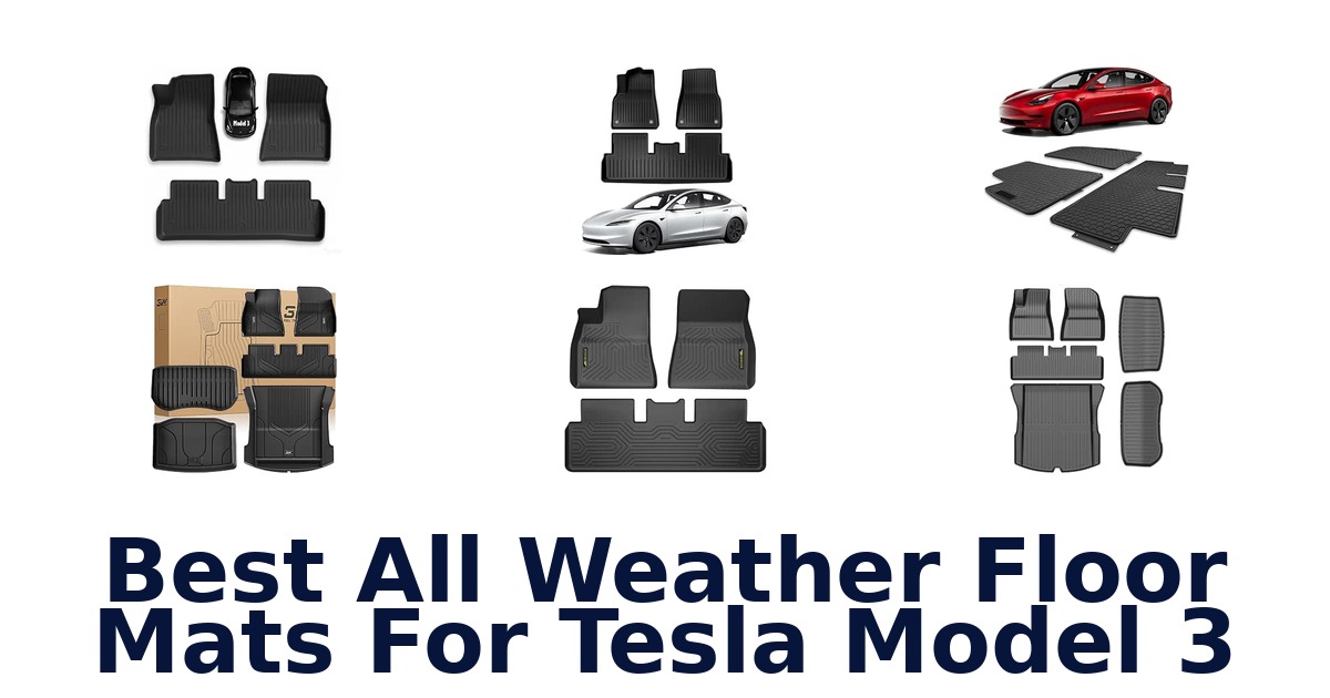 Best All Weather Floor Mats For Tesla Model 3