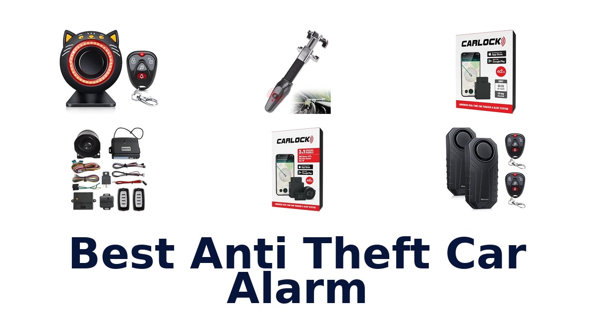 Best Anti Theft Car Alarm