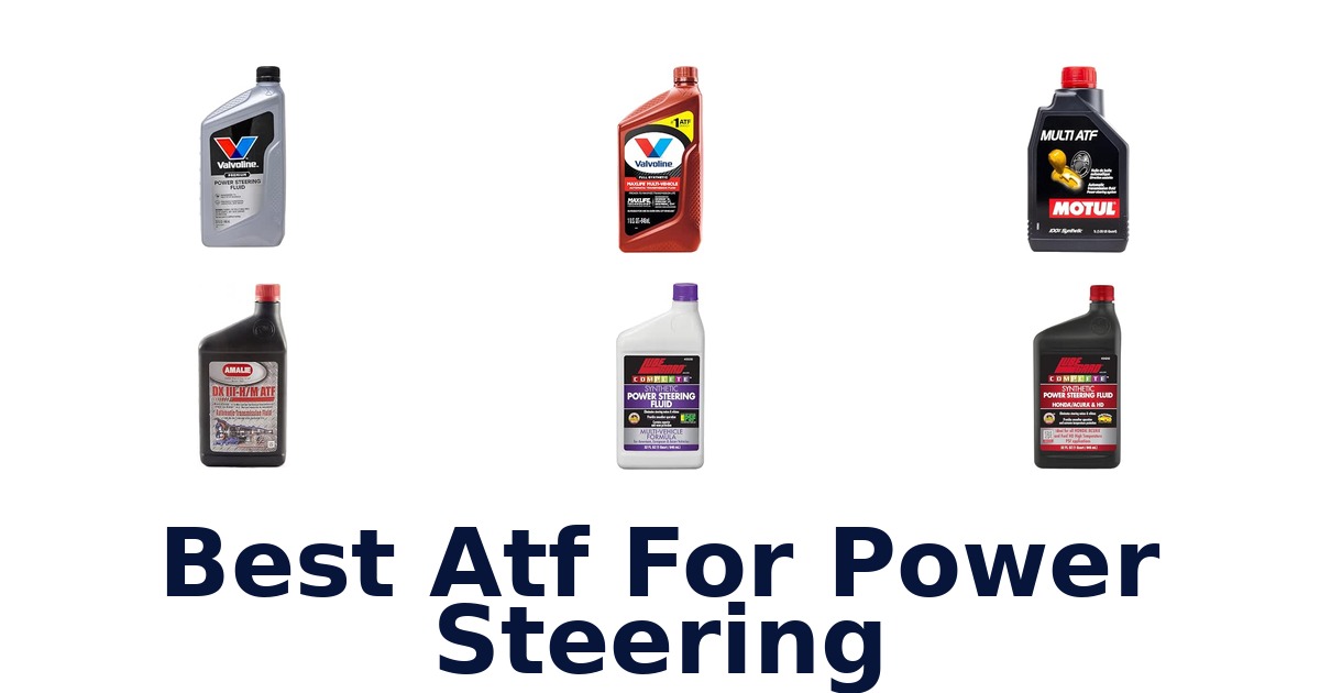 Best Atf For Power Steering