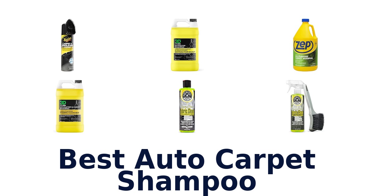 Best Auto Carpet Shampoo