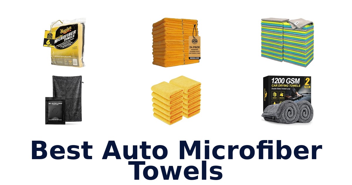 Best Auto Microfiber Towels