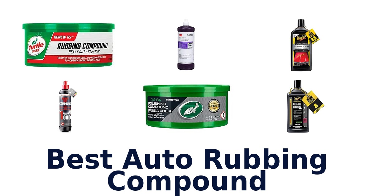 Best Auto Rubbing Compound