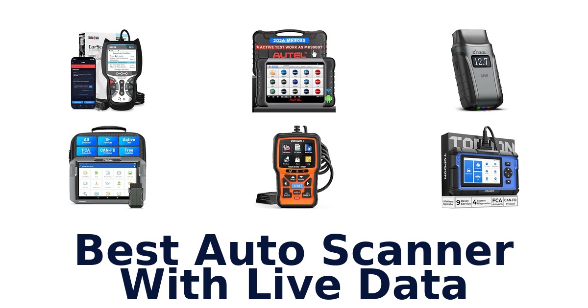 Best Auto Scanner With Live Data