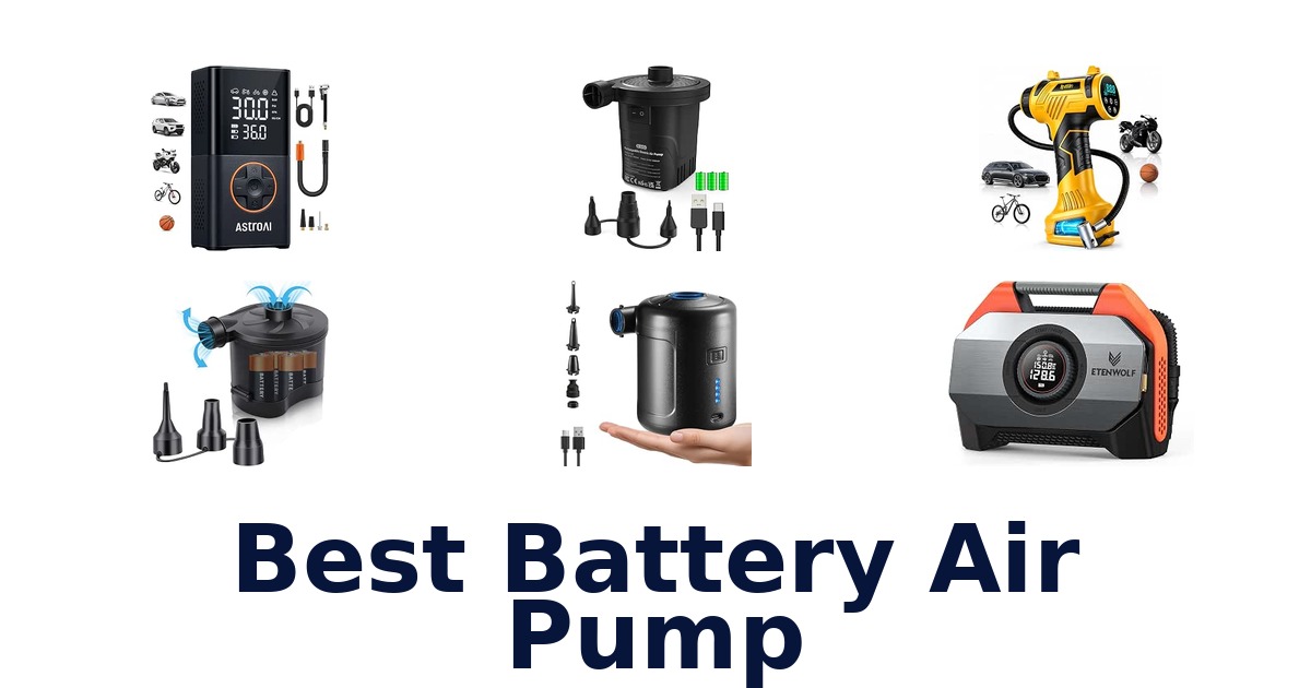 Best Battery Air Pump