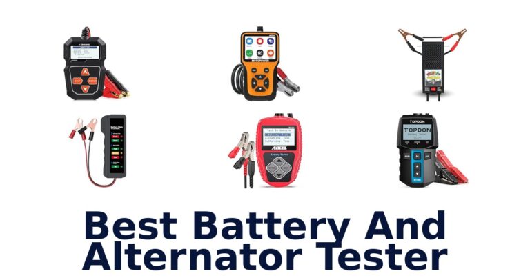 Best Battery And Alternator Tester
