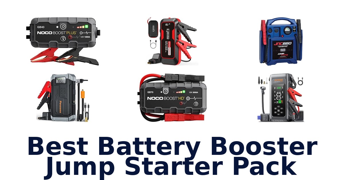 Best Battery Booster Jump Starter Pack