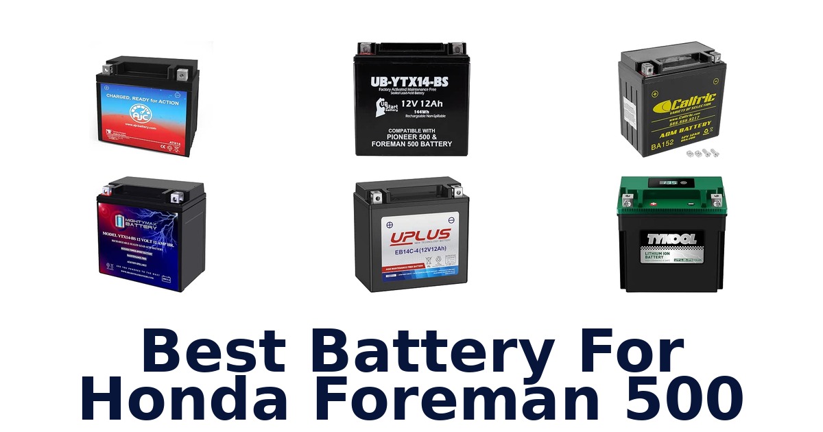 Best Battery For Honda Foreman 500