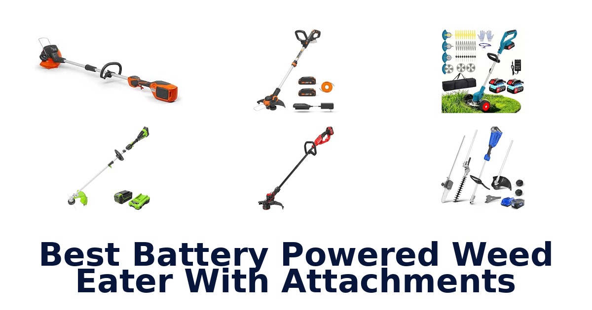 Best Battery Powered Weed Eater With Attachments